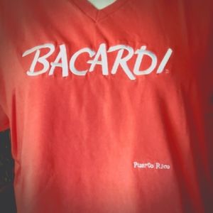 CASA BACARDI Puerto Rico V-Neck T-Shirt - XL